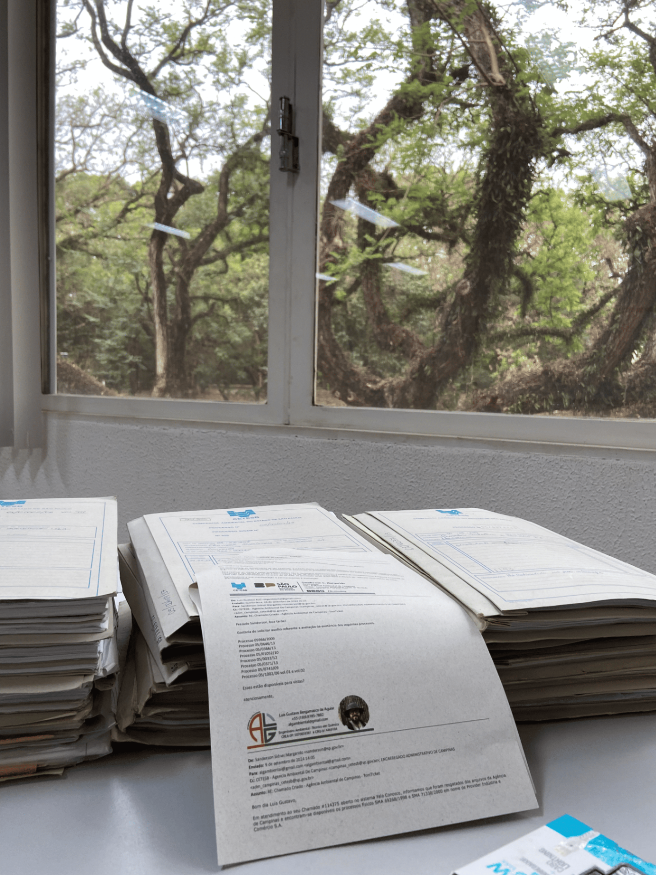 Processos administrativos da CETESB em análise técnica
